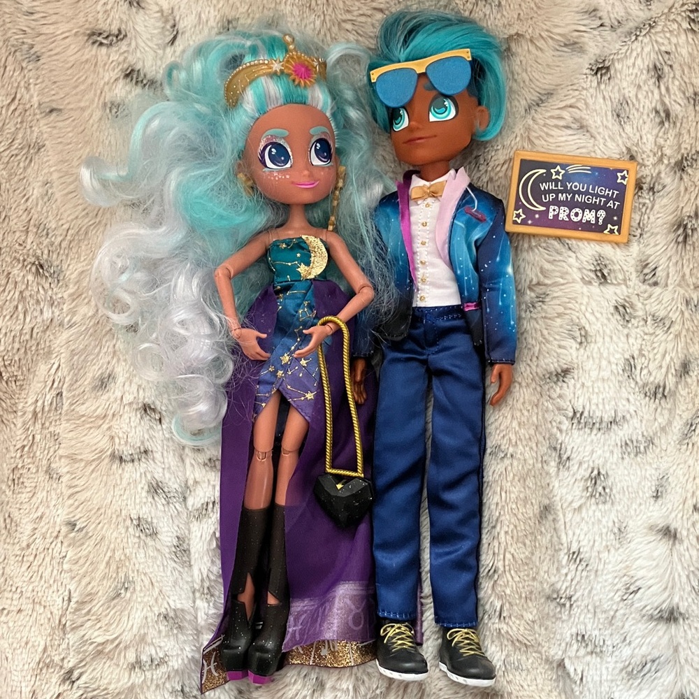 Hairdorables Hairmazing Prom Perfect Pair Fashion Dolls Neila & Logan